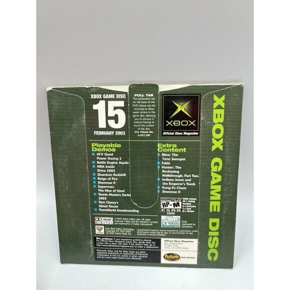 Official Xbox Magazine Demo Disc #15 - February 2003 - Tested - Picture 2 of 5